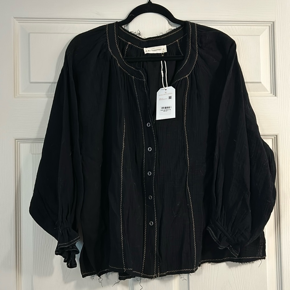 Boutique Peasant Top